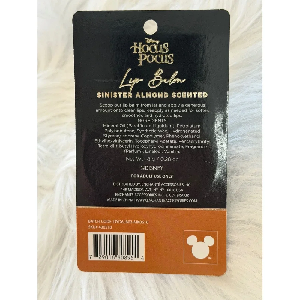 Disney Hocus Pocus Sinister Almond Scented Cauldron Lip Balm Winifred Sanderson
